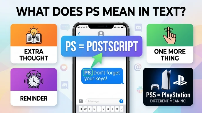 PS Mean in Text