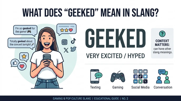 what does geeked mean in slang