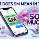 sm mean in text